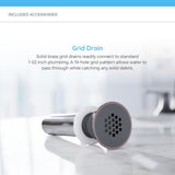 MR Direct Dual-Mount Bathroom Sink in Copper with Grid Drain in Antique Bronze