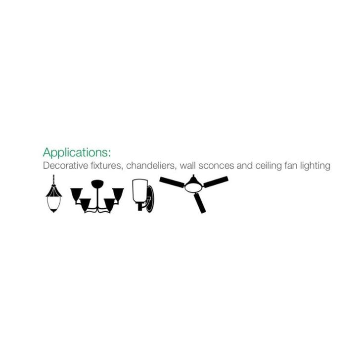 Simply Conserve 40W Equivalent Soft White 2700K Candelabra Dimmable 25,000-Hour Clear LED Light Bulb (50-Pack)