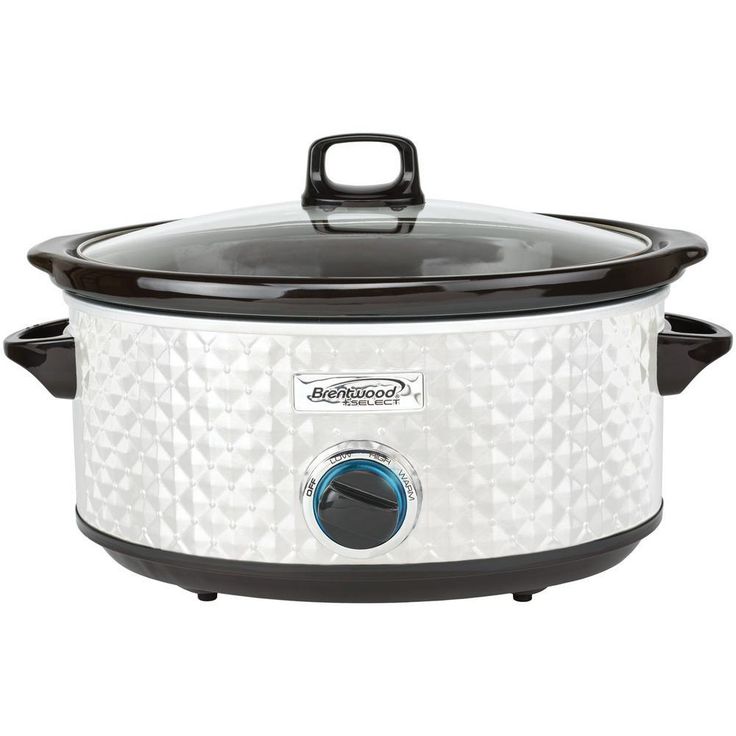 Diamond 7 Qt. Copper Slow Cooker with Tempered Glass Lid