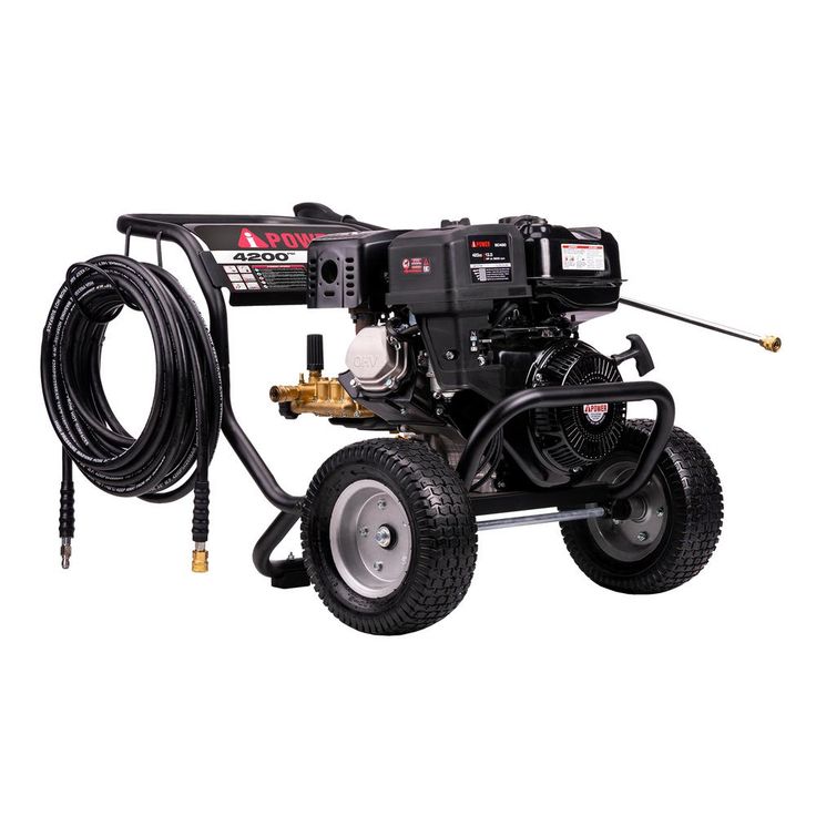 A-iPower 4200 PSI 4.0 GPM Powered Cold Water Gas Pressure Washer