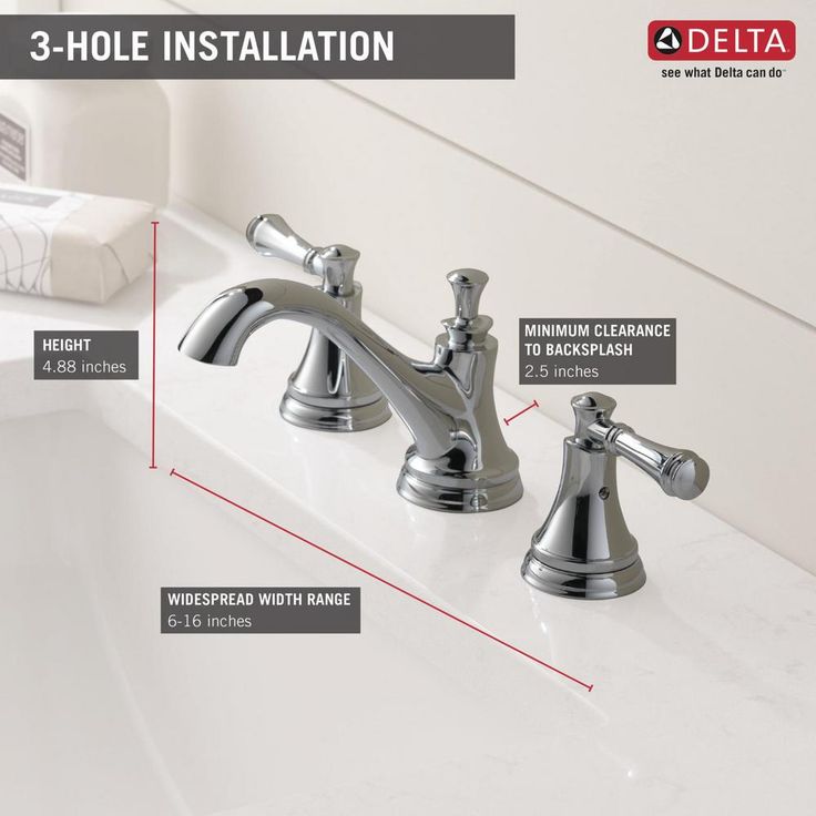 Silverton 8 in. Widespread 2-Handle Bathroom Faucet in Chrome