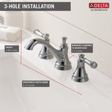 Silverton 8 in. Widespread 2-Handle Bathroom Faucet in Chrome