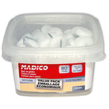 3/4 in. White Base Nail-On Glides (80-Pack) - Super Arbor