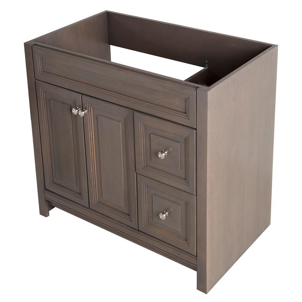 Brinkhill 36 in. W x 34 in. H x 22 in. D Bath Vanity Cabinet Only in Flagstone - Super Arbor