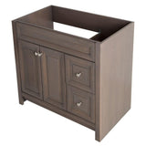 Brinkhill 36 in. W x 34 in. H x 22 in. D Bath Vanity Cabinet Only in Flagstone - Super Arbor