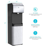 Electric Bottom Loading Water Cooler Water Dispenser - 3 Temperatures Self-Cleaning UL ENERGY STAR