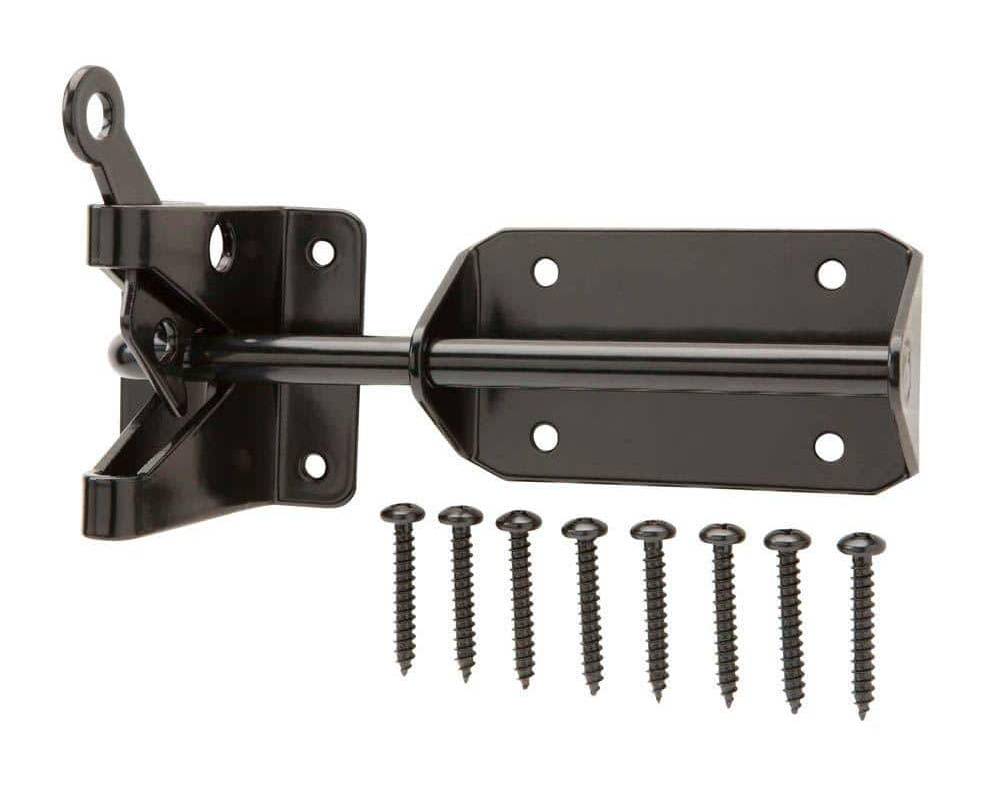 Everbilt Black Heavy-Duty Gate Latch