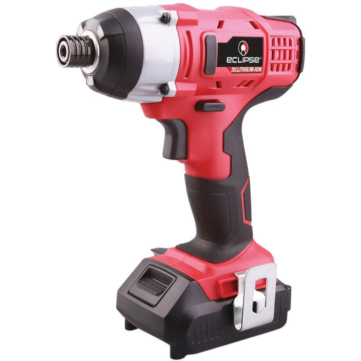 20-Volt Lithium-Ion 1/4 in. Cordless Impact Driver - Super Arbor