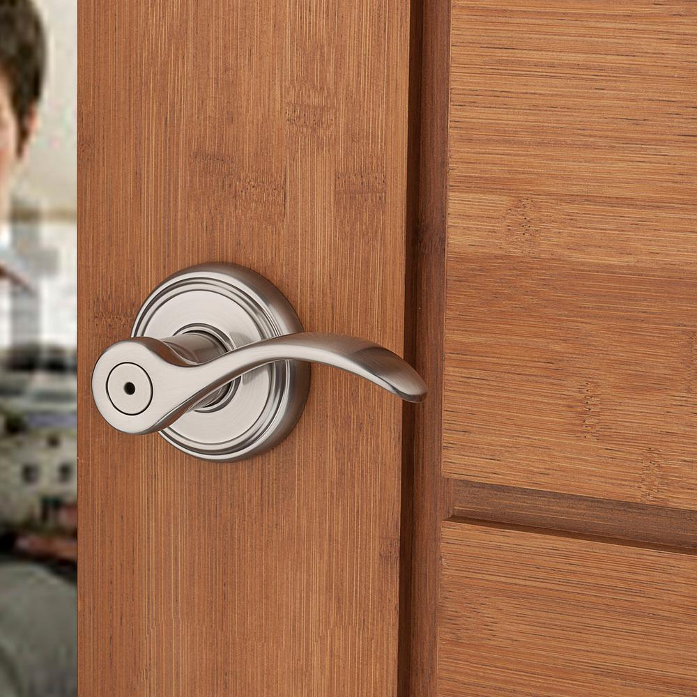 Prestige Tobin Satin Nickel Universal Bed/Bath Door Lever - Super Arbor