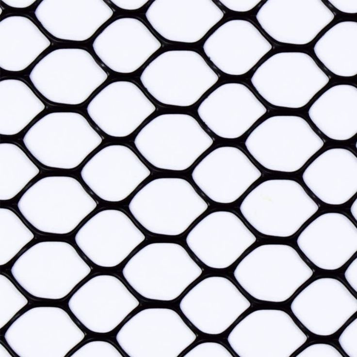 Everbilt 3/4 in. Mesh 3 ft. x 25 ft. Black Plastic Poultry Netting
