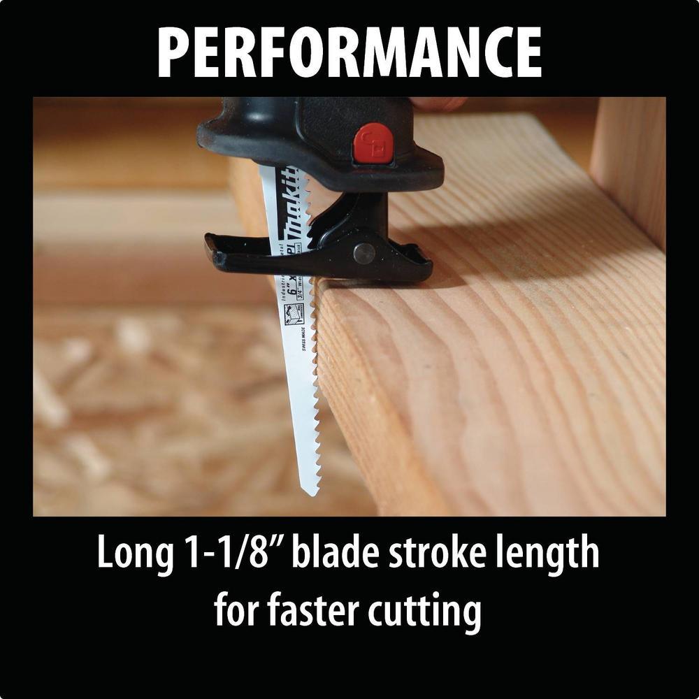 11 Amp Corded Variable Speed Reciprocating Saw With Wood Cutting Blade, Metal Cutting Blade and Hard Case, no lock-on - Super Arbor