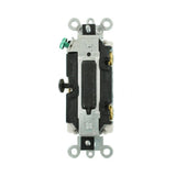 Decora 15 Amp 3-Way AC Quiet Rocker Switch, White - Super Arbor