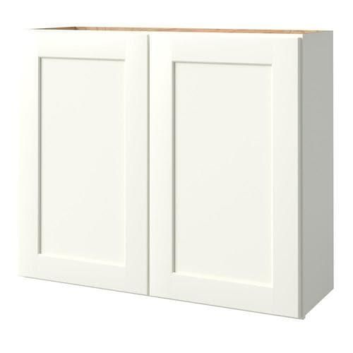allen + roth Aveley 36-in W x 30.125-in H x 12-in D Linen Maple Door Wall Semi-Custom Cabinet