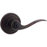 Tustin Satin Nickel Privacy Bed/Bath Door Lever Featuring Microban Antimicrobial Technology - Super Arbor