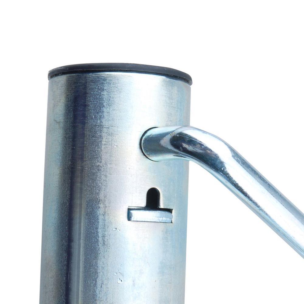 Max Load 2000 lb. Payload Capacity Side Wind Trailer Jack with Dual Wheels and Horizontal Mounts - Super Arbor