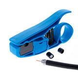 PrepPro Stripper Coax/UTP Cable Stripper, Blue/Gray - Super Arbor