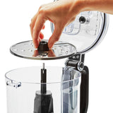 7-Cup 3-Speed Contour Silver Food Processor with Locking Lid