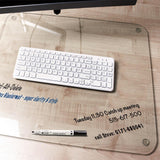 20 in. x 36 in. Glass Desk Pad - Super Arbor