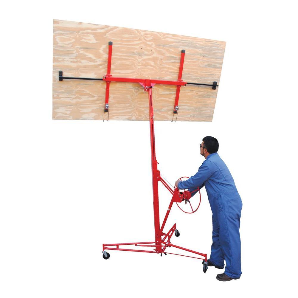 Deluxe Drywall Panel Hoist Tilts and Rotates - Super Arbor