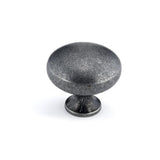1-1/4 in. (32 mm) Brushed Nickel Contemporary Metal Cabinet Knob - Super Arbor