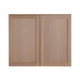 Easthaven Shaker Assembled 36x30x12 in. Frameless Wall Cabinet in Unfinished Beech - Super Arbor