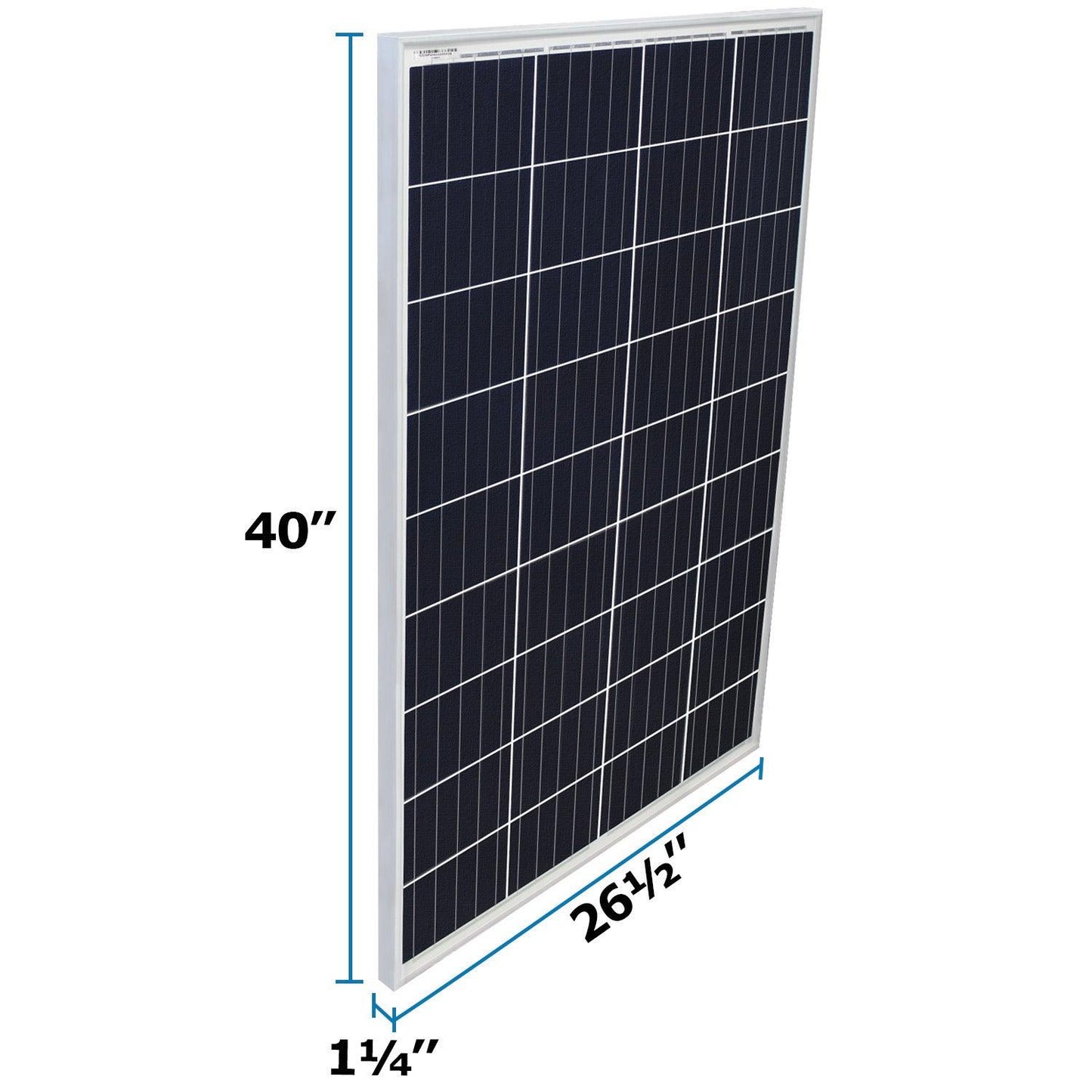 Mighty Max 100 Watt 12 Volt Waterproof Polycrystalline Solar Panel Charger