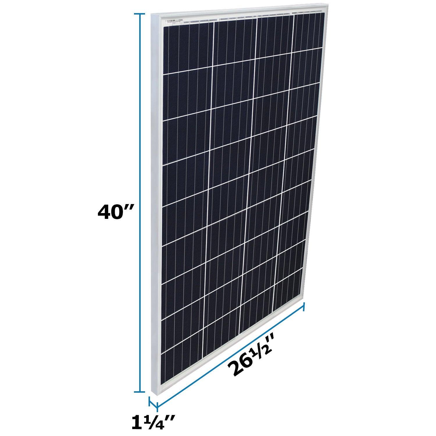 Mighty Max 100 Watt 12 Volt Waterproof Polycrystalline Solar Panel Charger