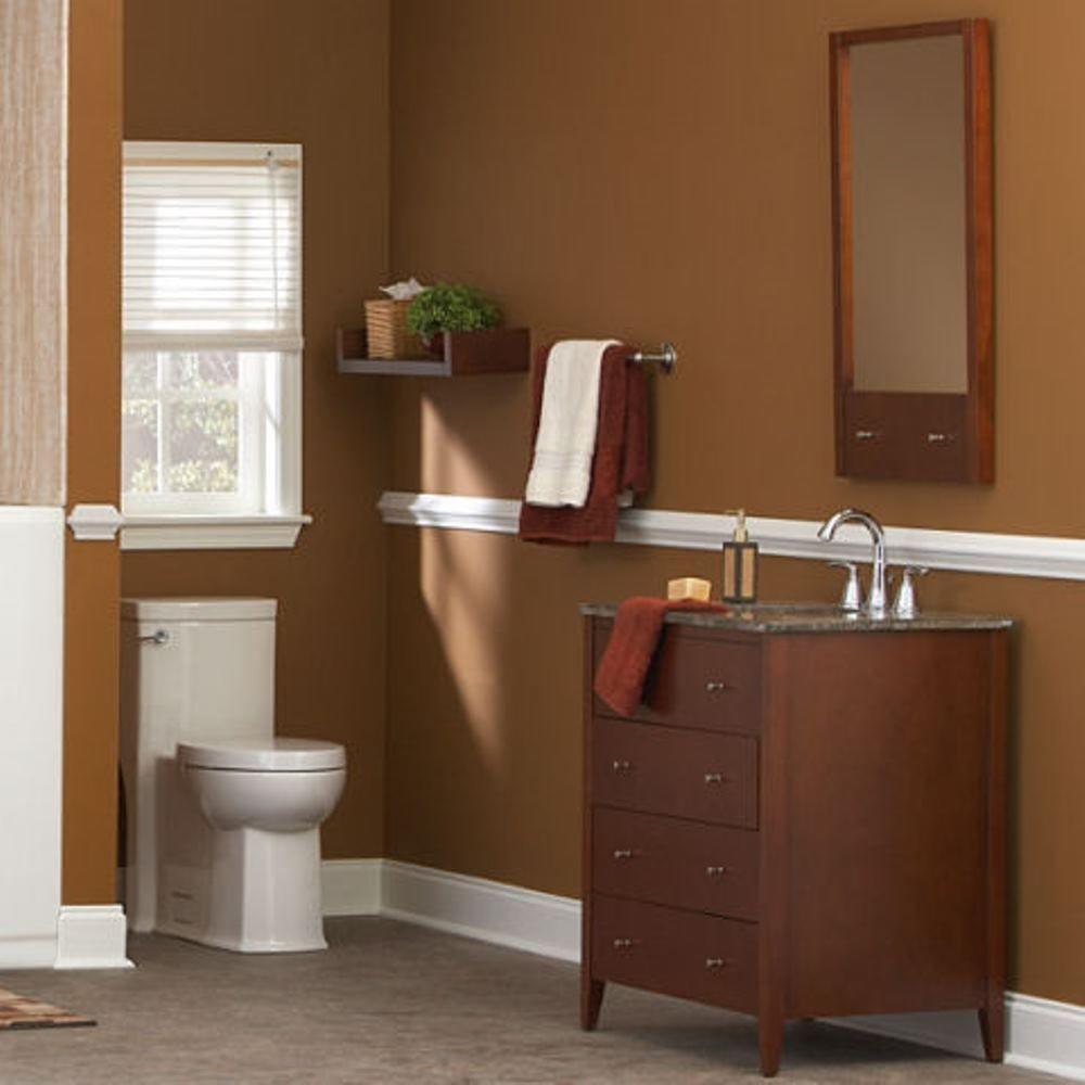 Boulevard Tall Height 1-Piece 1.28 GPF Single Flush Elongated Toilet in Linen, Seat Included - Super Arbor