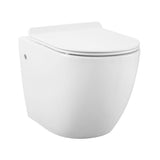 St. Tropez Wall Hung Toilet Bowl 0.8/1.28 GPF Dual Flush Elongated in White - Super Arbor