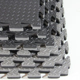 Clevr Extra-Thick EVA Foam Interlocking Gym Floor Mat, 12 pcs, 48 sq. ft.