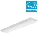 45 -Watt Matte White Integrated LED Flushmount - Super Arbor