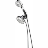 ActivTouch 9-Spray 3.7 in. Dual Wall Mount Fixed and Handheld Shower Head in Stainless