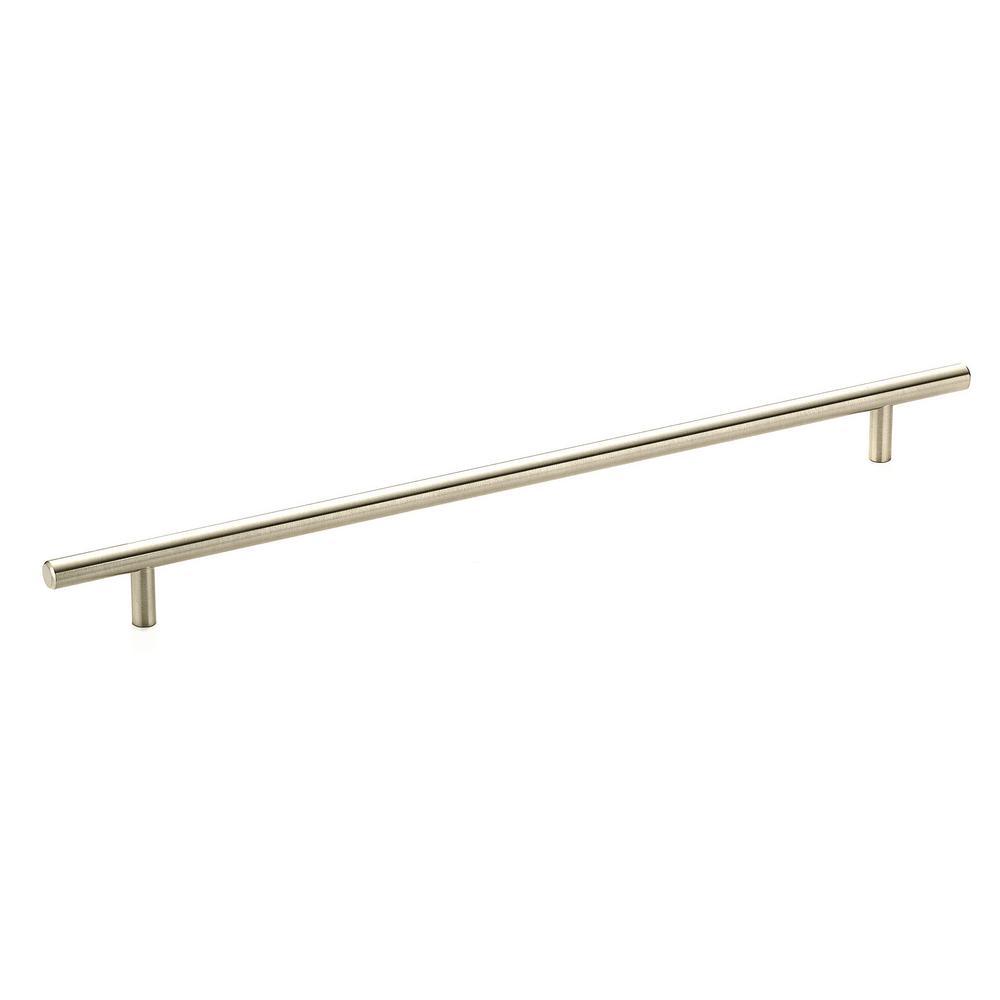 5-1/16 in. (128 mm) Center-to-Center Brushed Nickel Steel Contemporary Drawer Pull - Super Arbor