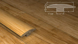 CALI Bamboo Natural 0.63-in T x 2-in W x 72-in L Solid Wood T-moulding