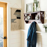 Safavieh Freya Hanging Storage Wall Rack (Cherry)