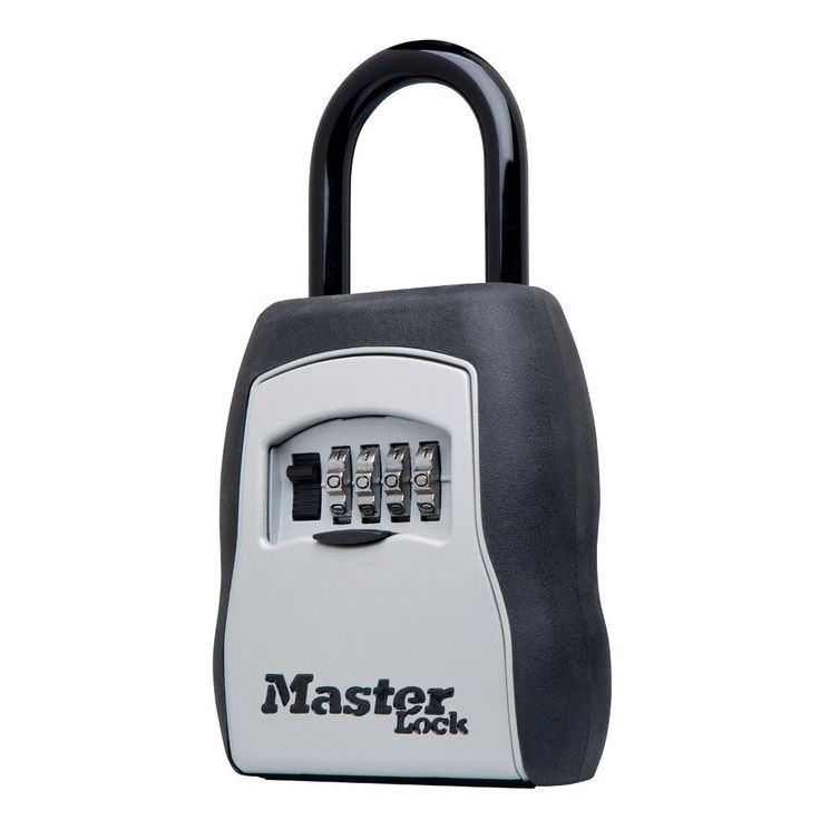 Master Lock 5400D Set Your Own Combination Portable Lock Box, 5 Key Capacity, Black