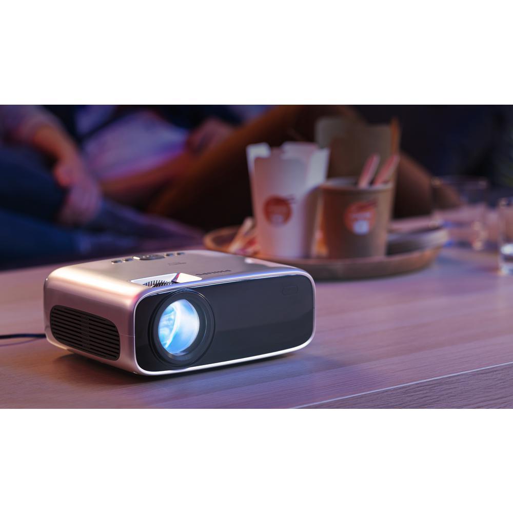 NPX540/INT, NeoPix Prime, Projector, 120" Display, Wi-Fi Screen Mirroring, BT, Built-in Media Player, HDMI, USB, microSD - Super Arbor