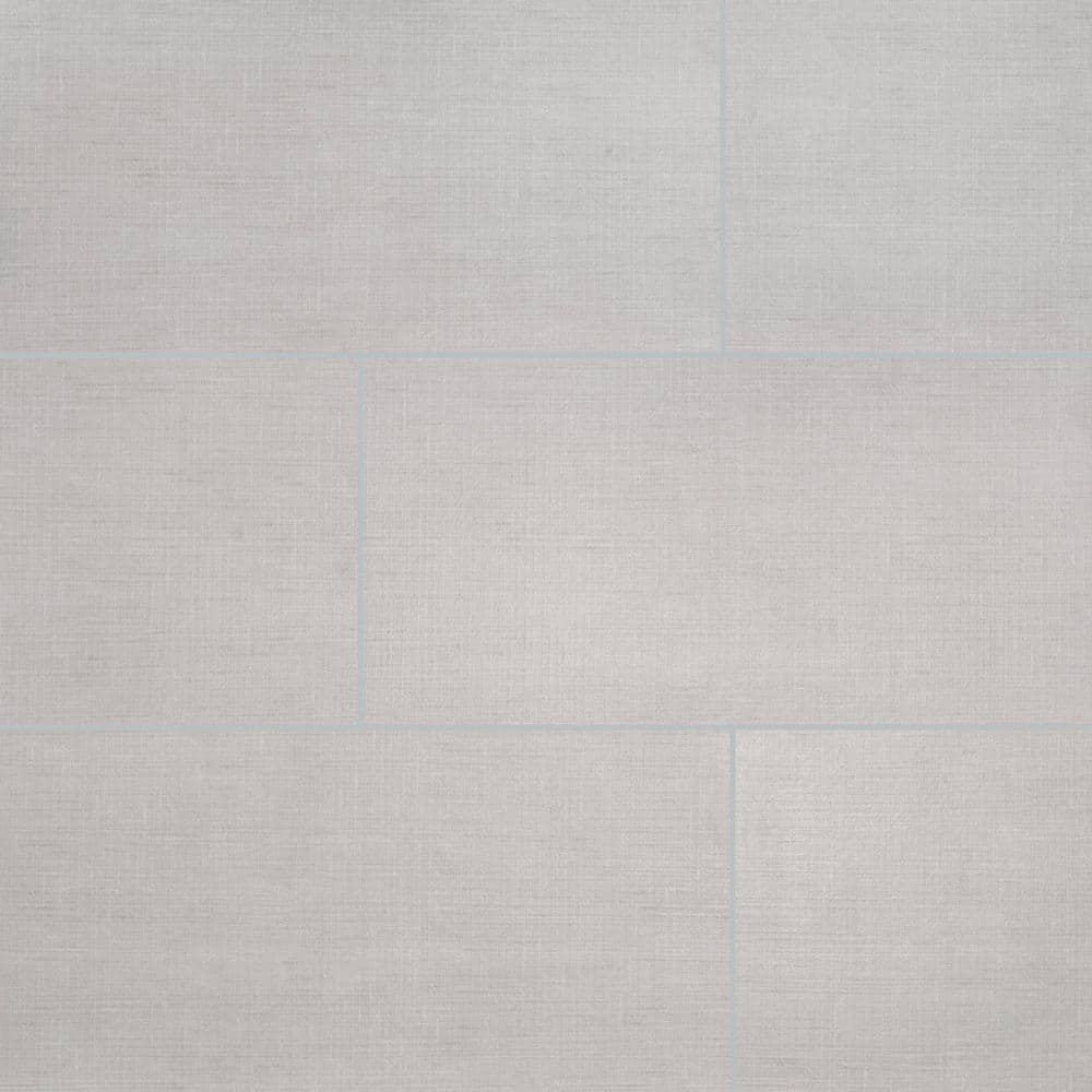 MSI Fabrico Blanco 12 in. x 24 in. Matte Ceramic Floor and Wall Tile (16 sq. ft./Case)