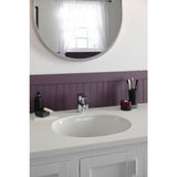 STERLING Wescott Under-Mounted Vitreous China Bathroom Sink in White with Overflow Drain
