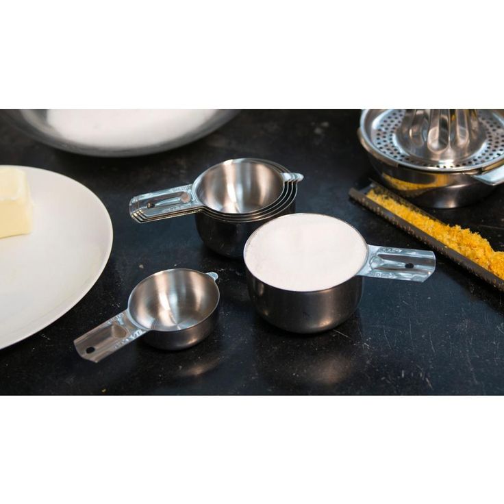 Endurance 6-Piece Stainless Steel Measuring Cup Set