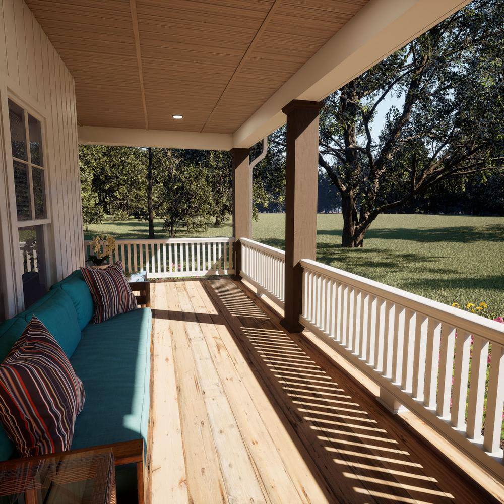 Ekena Millwork Endurathane 500 Series 20 in. H x 1.75 in. W White Resin Stair Baluster