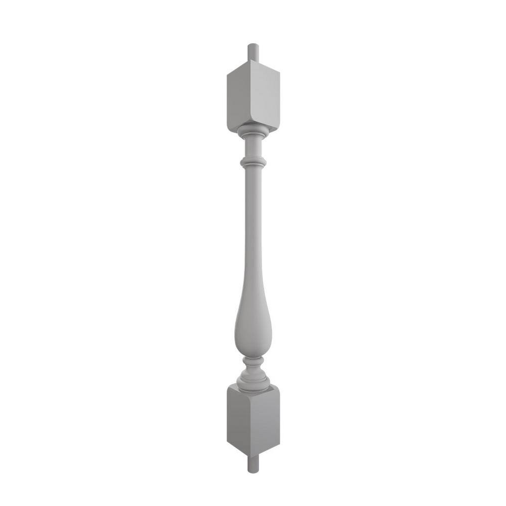 Ekena Millwork Endurathane 500 Series 24 in. H x 2.5 in. W White Resin Stair Baluster