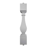 Ekena Millwork Fiberthane 700 Series 30 in. H x 5 in. W White Resin Stair Baluster