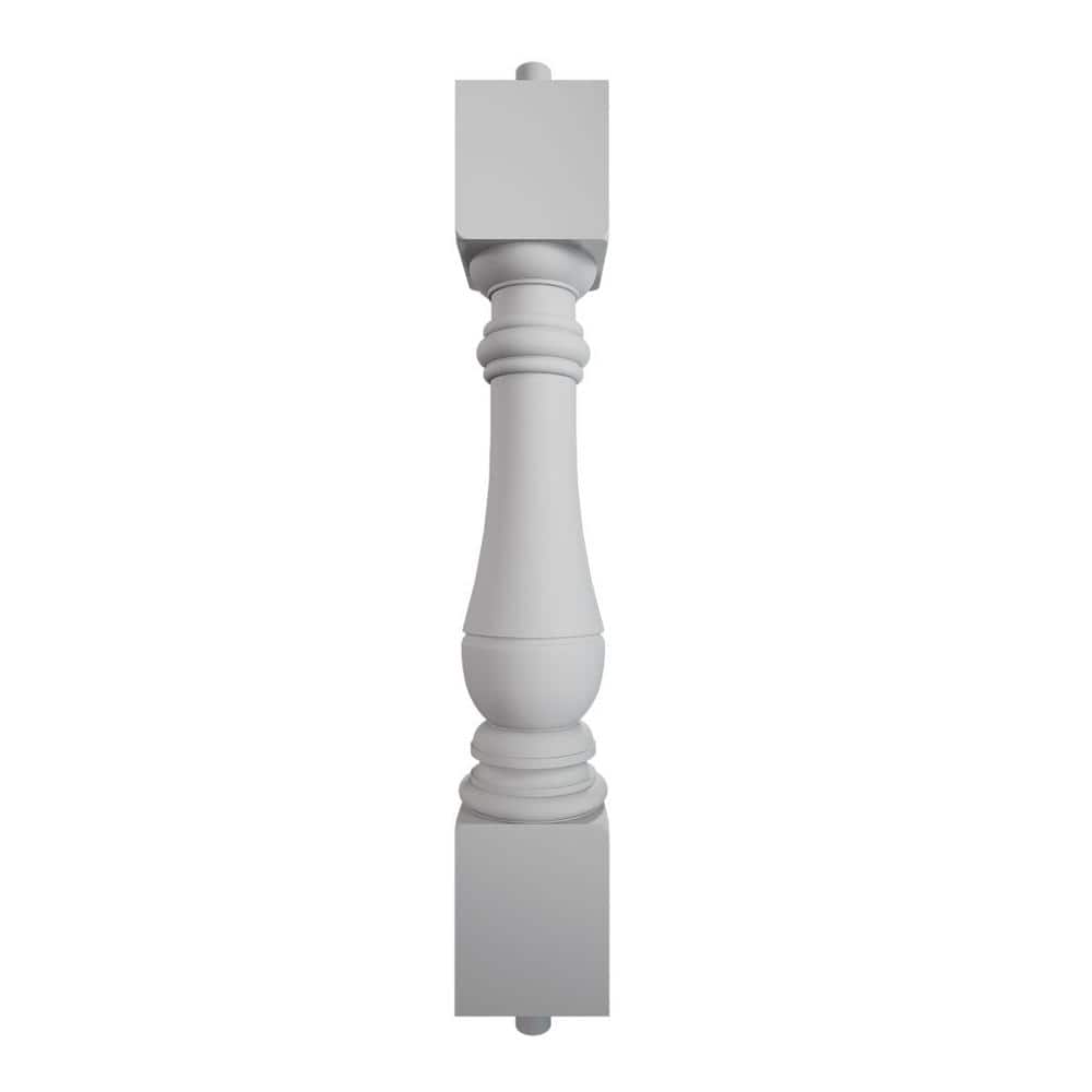 Ekena Millwork Fiberthane 700 Series 30 in. H x 5 in. W White Resin Stair Baluster