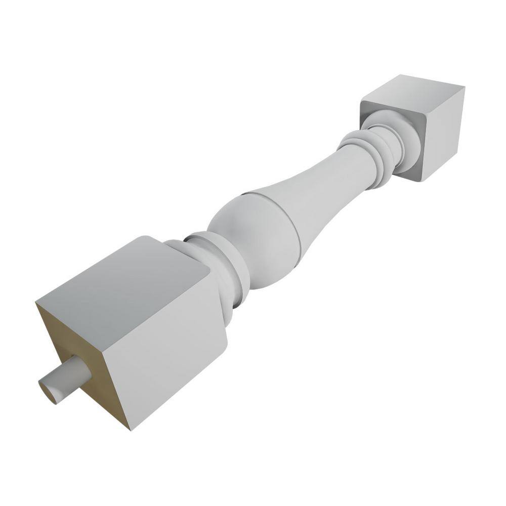 Ekena Millwork Fiberthane 700 Series 30 in. H x 5 in. W White Resin Stair Baluster