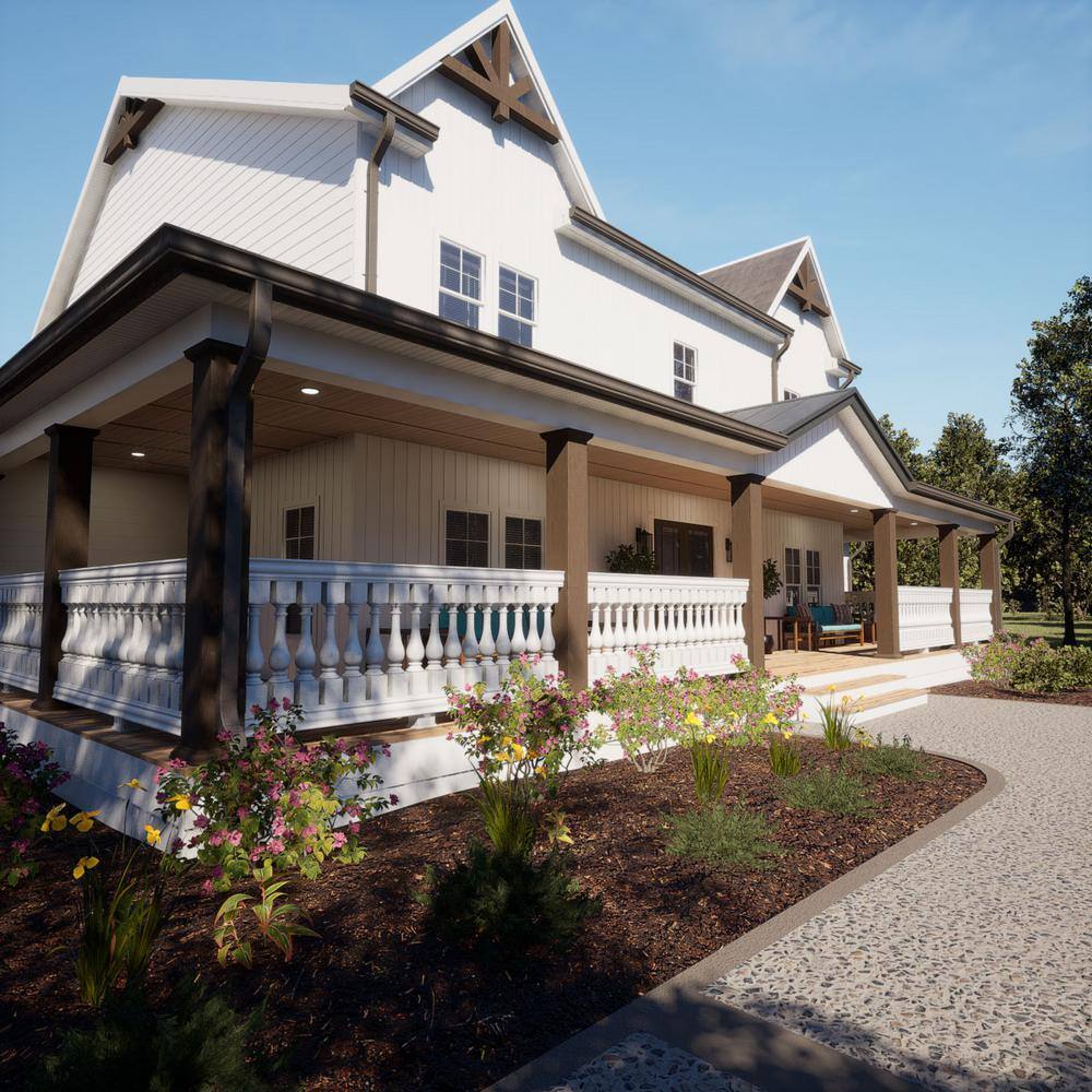 Ekena Millwork Fiberthane 700 Series 30 in. H x 5 in. W White Resin Stair Baluster
