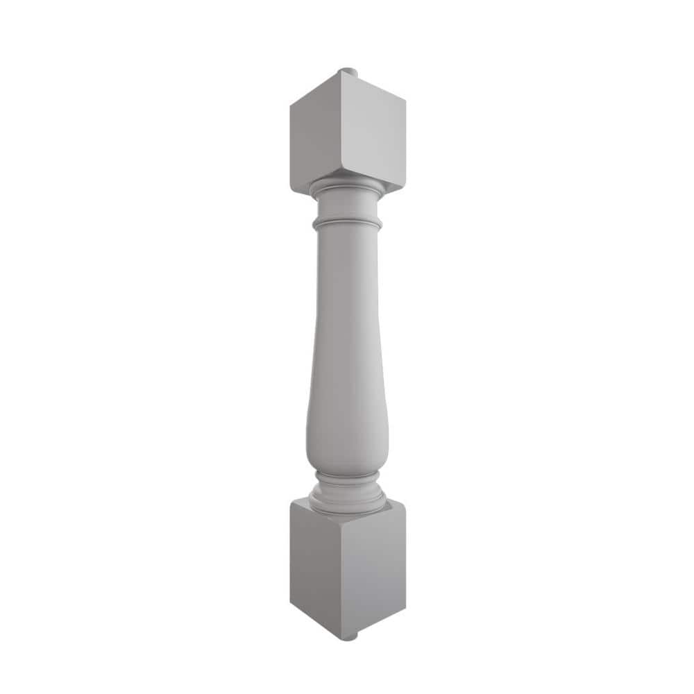 Ekena Millwork Fiberthane 700 Series 30 in. H x 5 in. W White Resin Stair Baluster