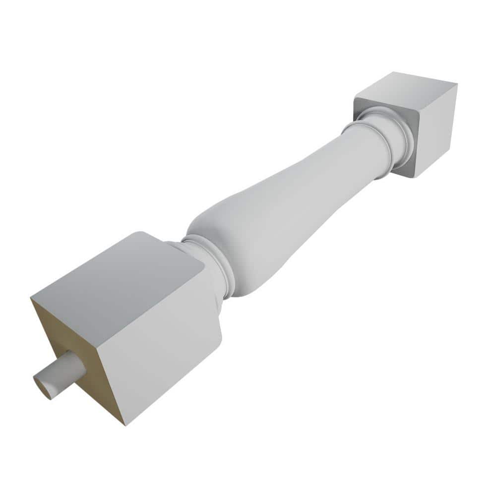 Ekena Millwork Fiberthane 700 Series 30 in. H x 5 in. W White Resin Stair Baluster