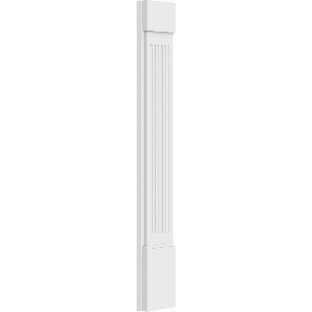 Ekena Millwork 2 in. D x 7 in. W x 48 in. L Primed Polyurethane Pilaster 1- Pack