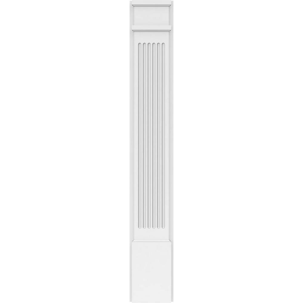 Ekena Millwork 2 in. D x 7 in. W x 48 in. L Primed Polyurethane Pilaster 1- Pack